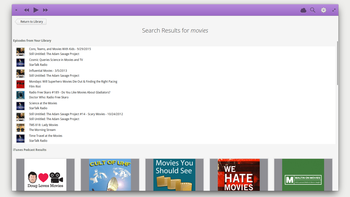 Complete Search View